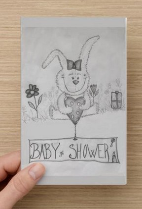 Baby Shower Kort Til Jente